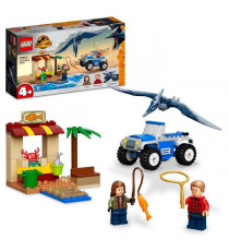 LEGO 76943 Jurassic World La Course-Poursuite du Ptéranodon, Dinosaures, Avec Voiture des 4 Ans