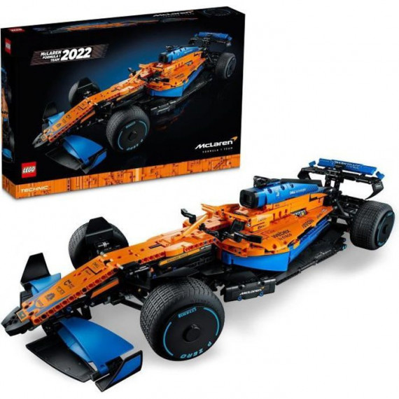 LEGO 42141 Technic La Voiture De Course McLaren Formula 1 2022, Modele Réduit F1, Kit de Construction, Maquette pour Adultes