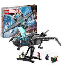 LEGO Marvel 76248 Le Quinjet des Avengers, Jouet de Vaisseau Spatial avec Figurines, Infinity