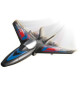 FLYBOTIC - Avion télécommandé X-TWIN pour enfants et débutants - 30cm - Des 8ans