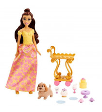 Princesse Disney  - Belle Et Son Service a Thé - Poupées Mannequins - 3 Ans Et +