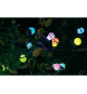 Guirlande solaire festive 20 ampoules led couleur changeante