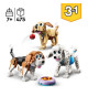 LEGO Creator 3-en-1 31137 Adorables Chiens, Figurines de Teckel, Carlin, Caniche, Enfants Des 7 Ans