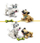 LEGO Creator 3-en-1 31137 Adorables Chiens, Figurines de Teckel, Carlin, Caniche, Enfants Des 7 Ans