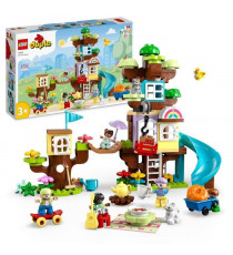 LEGO DUPLO 10993 La Cabane dans l'Arbre 3-en-1, Jouet Éducatif pour Enfants Des 3 Ans, avec Briques