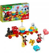 LEGO 10941 DUPLO Disney Le Train d'Anniversaire de Mickey et Minnie Jouet pour Enfant de 2 ans et plus avec Train et Figurines
