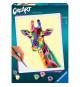 CreArt - grand - Girafe - Ravensburger - Coffret complet - Peinture au numéro Adulte - Des 12 ans