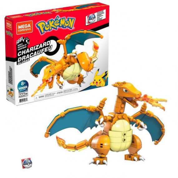 Mega Construx - Pokemon Dracaufeu a construire - Briques de construction - Des 8 ans