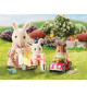 SYLVANIAN FAMILIES - 5040 - Le tricycle et mini voiture bébés - Le village