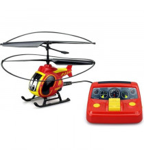 TOOKO - Hélicoptere télécommandé Pompier - des 4 ans - Rouge