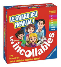 LES INCOLLABLES Le grand jeu familial - Ravensburger - Jeu de Quiz pour toute la famille - 7 niveaux de difficulté - Des 6 ans