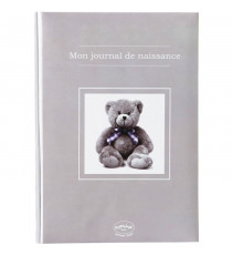 DOMIVA Livre naissance Little Bear - Taupe - 31,5 x 22 cm