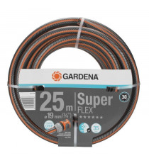 GARDENA Tuyau d'arrosage Premium SuperFLEX  Longueur 25m  Ø19mm  Anti noeud et indéformable  Garantie 30 ans (18113-20)