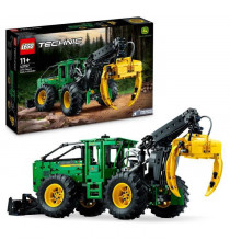 LEGO Technic 42157 La Débardeuse John Deere 948L-II, Maquette d'Engin de Chantier avec Fonctions