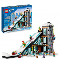 LEGO City 60366 Le Complexe de Ski et d'Escalade, Jouet de Construction Modulaire pour Enfants Des 7 Ans