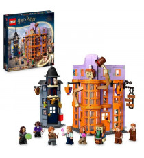 LEGO Harry Potter 76422 Le Chemin de Traverse : Weasley, Farces pour Sorciers Facétieux, Jouet