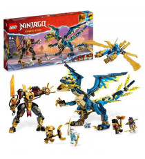 LEGO NINJAGO 71796 Le Dragon Élémentaire contre le Robot de l'Impératrice, Grand Jouet