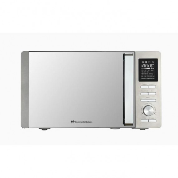 Micro-ondes combiné - CONTINENTAL EDISON - CEMO25SG13S3 - Silver - 25 L - Porte Miroir - 900 W - Grill 1000 W - Convection 10…