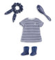 Coffret Robe Rayée et Accessoires COROLLE - pour poupée Ma Corolle - des 4 ans