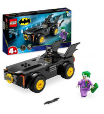 LEGO DC 76264 La Poursuite du Joker en Batmobile, Jouet de Voiture, avec Brique de Démarrage Super-Héros