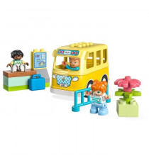 LEGO DUPLO 10988 Le Voyage en Bus, Jouet Éducatif pour Développer la Motricité Fine, Enfants 2 Ans