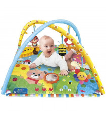 Baby Clementoni - Tapis, arches et projecteur - Baby Projector Activity Gym - Tapis d'éveil