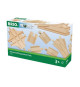 BRIO World - 33307 - Coffret Evolution Avance 11 Rails - Accessoire pour circuit de train en bois - Assortiment de rails - de…