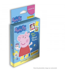 Blister 6 pochettes PANINI - PEPPA PIG - 24 stickers + 6 cartes