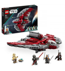 LEGO Star Wars La Navette T-6 d'Ahsoka Tano 75362, Vaisseau Lance-Tenons, 4 Personnages