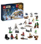 LEGO Star Wars 75366 Le Calendrier de l'Avent 2023, avec 24 Cadeaux de Nöel dont 9 Personnages, 10 Jouets de Véhicules