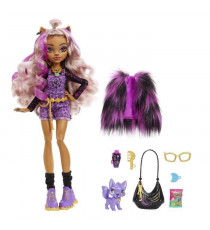 Monster High - Clawdeen Wolf avec animal de compagnie - Poupée - 4 ans et + - MONSTER HIGH - HHK52 - POUPEE MANNEQUIN MONSTER…