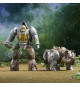 Transformers Rise of The Beasts Battle Changer - F4606 - Figurine articulée Convertible 11cm - Rhinox