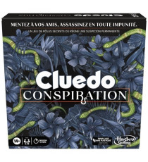 Cluedo Conspiration, jeu de société, 4 a 10 joueurs, a partir de 14 ans