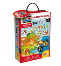 Box The farm - jeux d'apprentissage - basé sur la méthode Montessori - LISCIANI