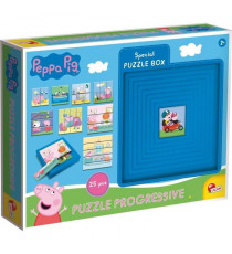 8 puzzles progressifs - Peppa Pig - avec boite auto-coorective - LISCIANI