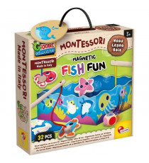 Magnetic Fish Fun - jeu d'apprentissage en bois - basé sur la méthode Montessori - LISCIANI