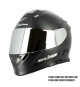 Casque modulable INTERCOM S550 Double Ecran + Pinlock - Noir mat - Taille XL - Bluetooth intégré