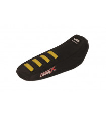 Housse de selle SURRON 2023 - COLOR WAVE, Couleur : Noir Jaune