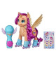 My Little Pony Sunny Starscout chante en rollers, jouet 22,5 cm télécommande, 50 réactions, lumieres et musique