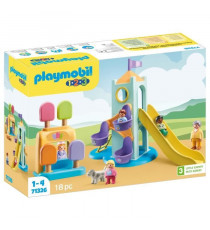 PLAYMOBIL 1.2.3 71326 Aire de jeux avec toboggan géant