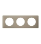 PLAQUE CELIANE POUDRE 3 POSTES -