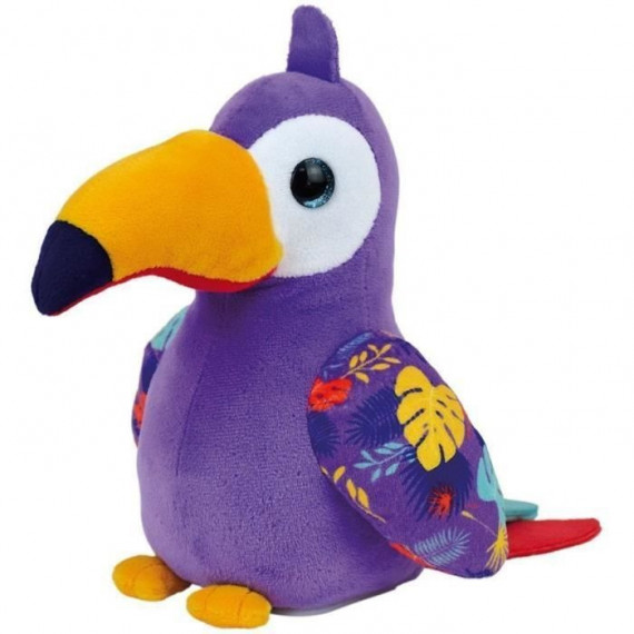 Peluche interactive Toucan TROPI'BIRDS PELUCHE INTERACTIVE - Jemini - environ 20 cm