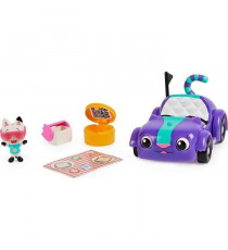 Gabby et la Maison Magique - Vehicule Chabirolette + Figurine chat et accessoires