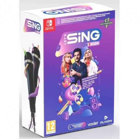 Let's Sing 2024 - Jeu Nintendo Switch - Avec 2 micros