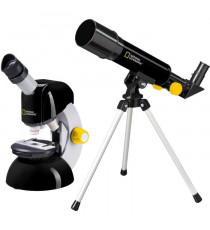 Kit télescope + microscope enfant - National Geographic