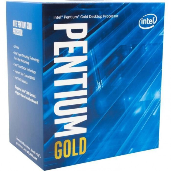 Processeur Intel Pentium Gold G-6600 (BX80701G6600) Socket LGA1200 (chipset Intel serie 400) 58W