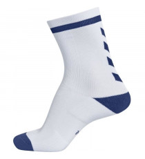 Chaussettes HUMMEL Elite Indoor Sock Low - Blanc et Bleu