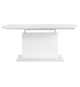 Table a manger rectangulaire extensible GIGANTIC - Style contemporain - Décor blanc laqué - L 160/200 x P 80 x H 75 cm