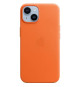 Coque APPLE iPhone 14 cuir Orange