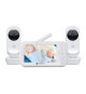 Ecoute bébé VM 35 T 2 CAM VIDEO  MAX ECRAN 5avec 2 camera Zoom - Ecran partagé - Temperature - T-Walkie - MOTOROLA